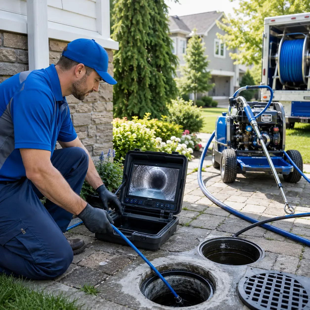 Outdoor drain cleaning professionals serving Mumford, NY